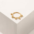 PIERCING CORONITA BAÑO EN ORO