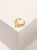 PIERCING CHEVRON DOBLE PRESIÓN BAÑO EN ORO