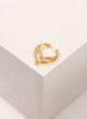 PIERCING CHEVRON DOBLE PRESIÓN BAÑO EN ORO
