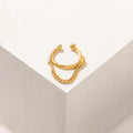 PIERCING CADENA PRESIÓN BAÑO EN ORO