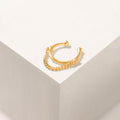 PIERCING CADENA PRESIÓN BAÑO EN ORO