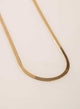 CADENA SNAKE PLANA BAÑO EN ORO