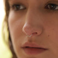 PIERCING CORONITA PRESIÓN PLATA