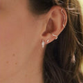 ARETES BINDI PERLA BAÑO EN ORO