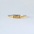 ANILLO ABACO BAÑO EN ORO PRE - ORDEN