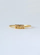 Anillo abaco baño en oro pre - order