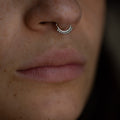 PIERCING ABANICO PLATA
