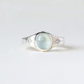 Anillo stardust aguamarina plata