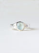 Anillo stardust aguamarina plata
