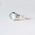 Anillo stardust aguamarina plata
