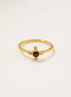 ANILLO CRUZ BINDI RUBI BAÑO EN ORO