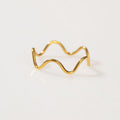 ANILLO MAREA BAÑO EN ORO