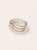 ANILLO ONDA TRIPLE PLATA