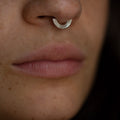 PIERCING ARCOIRIS PLATA