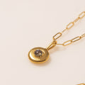 COLLAR ORGANICO BAÑO EN ORO