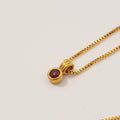 COLLAR MINI TALISMAN BAÑO EN ORO