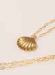 Collar concha luxury dorado