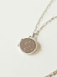 Collar locket con estrellas y moissanita plata ( pre- order)