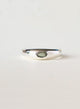 Anillo moldavita plata