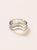 ANILLO ONDA TRIPLE PLATA