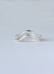 ANILLO ONDA DOBLE PLATA