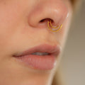 PIERCING ORBITA BAÑO EN ORO