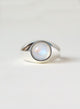 Anillo organico piedra lunar