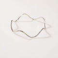 Pulsera marea delgada plata
