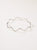 Pulsera marea delgada plata