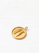 DIJE MEDALLON PISCIS BAÑO EN ORO