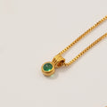 COLLAR MINI TALISMAN BAÑO EN ORO