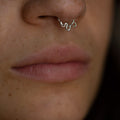 PIERCING SERPIENTE PLATA