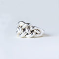 ANILLO TRENZA PLATA