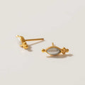 ARETES BINDI PERLA BAÑO EN ORO