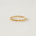 ANILLO LAZOS BAÑO EN ORO
