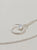 Collar orbita piedra lunar plata