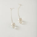 ARETES PENDULO CUARZO PLATA