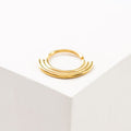 PIERCING ARCOIRIS BAÑO EN ORO