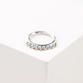 PIERCING ABANICO PLATA