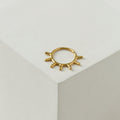PIERCING SOL BAÑO EN ORO