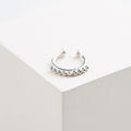 PIERCING ABANICO PRESION PLATA