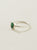 Anillo malaquita plata