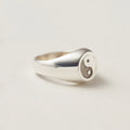 ANILLO SELLO YIN YAN PLATA