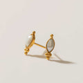 ARETES BINDI PERLA BAÑO EN ORO