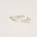 ANILLO ARCOIRIS PLATA