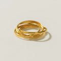 ANILLO MULTIARGOLLA BAÑO EN ORO PRE-ORDEN