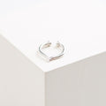 PIERCING CHEVRON PRESION PLATA