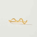 SOLITARIO PINZA SERPIENTE BAÑO EN ORO