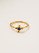 Anillo cruz bindi lapislázuli