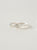 Anillo Dúo Labradorita Plata